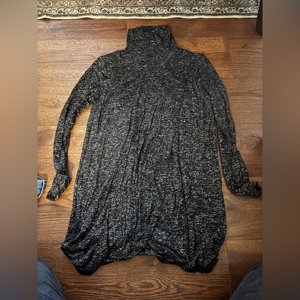 Seraphine Maternity Women's Black Turtleneck Sweater